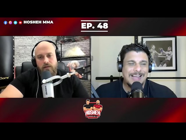 Hosheh MMA #48- تي جاي دلاشو و كوري سانهيغن، يورايا هول و شون ستركلاند، و طارق يعلم ايمن امثال عربيه background