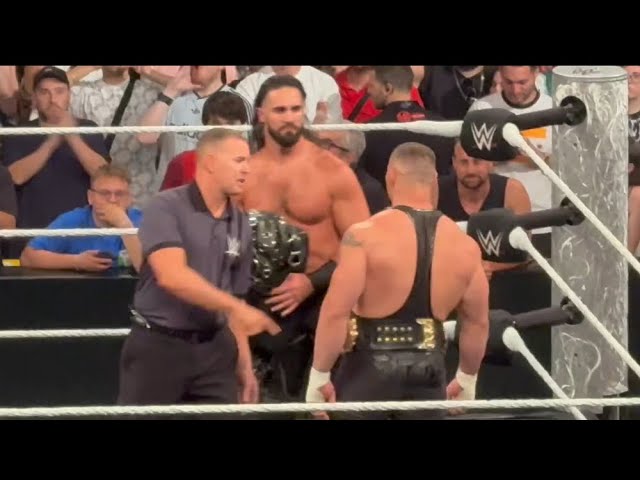 Seth Rollins vs Bron Breakker Full Match | WWE Monday Night Raw 6-1-2026 background