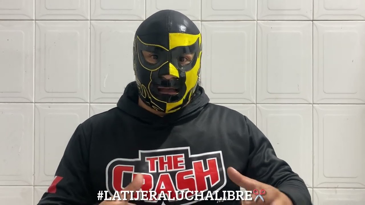 Pierroth Jr: Fresero Jr ni te debo ni me debes. Gracias al público y doctores de la Arena Nez background