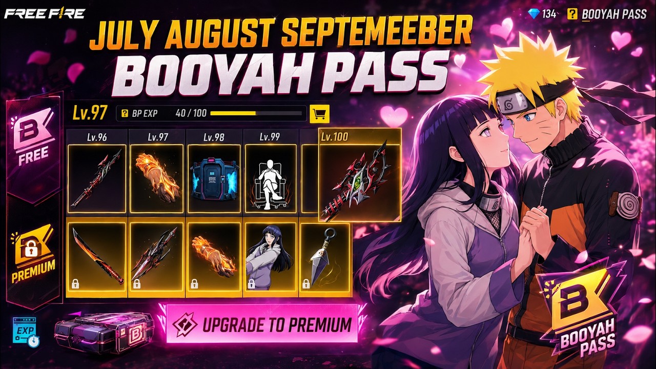 July + August + September 2026π₯ Booyah Pass Full Review π₯΅ Next Month Booyah Pass Free Fire π― background