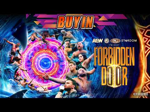 【BUY IN】6月29日(月) AEW x NJPW: Forbidden Door | #ForbiddenDoor backdrop