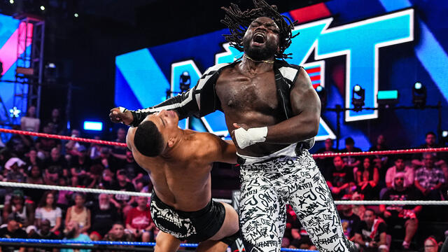 Saquon Shugars vs. Dion Lennox: NXT Great American Bash 2026 highlights background