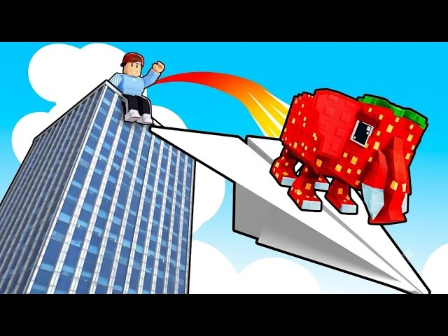 PAPIER FLIEGER für BRAINROTS in Roblox! background