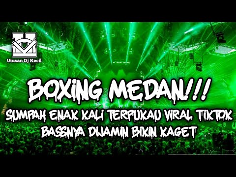 DJ BOXING MEDAN FULL BASS VIRAL TIKTOK 2026 !!! DJ TERPUKAU TERBARU DJ BOXING MEDAN BECAK TURBO backdrop
