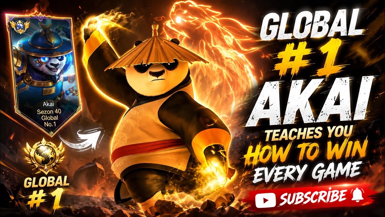GLOBAL #1 Akai Teaches You How to Win Every Game MLBB background