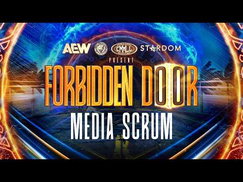 AEW x NJPW Forbidden Door Post Show Media Scrum | 6/28/26, San Jose, CA background