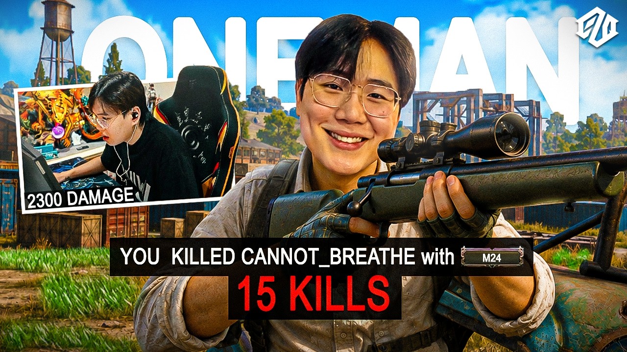แชมป์แบบหล่อๆ! จับ M24 คู่ใจไล่ยิงจนหัวยู่ | PUBG background