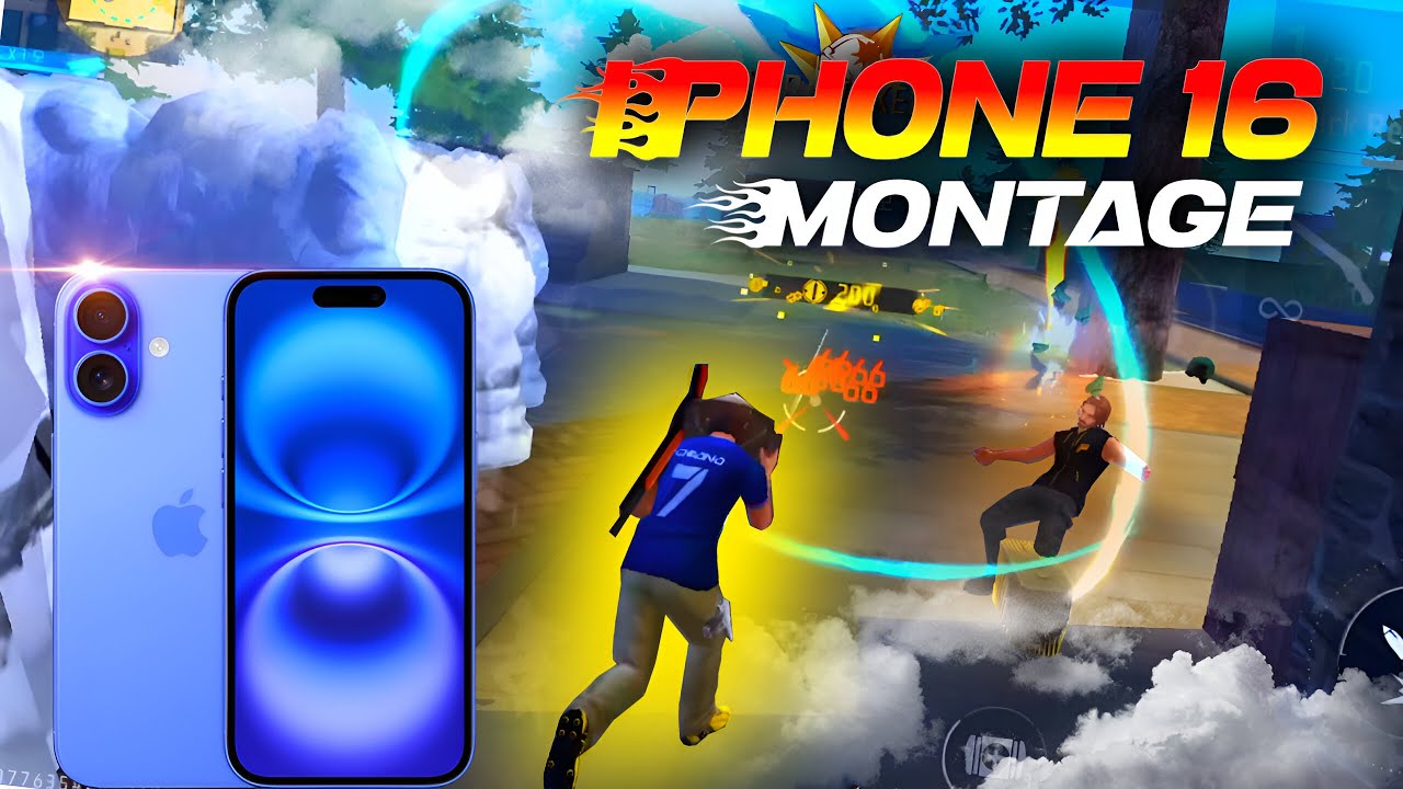 🔥 iPhone 16 Free Fire Highlights – Insane God-Level Gameplay & Performance! backdrop