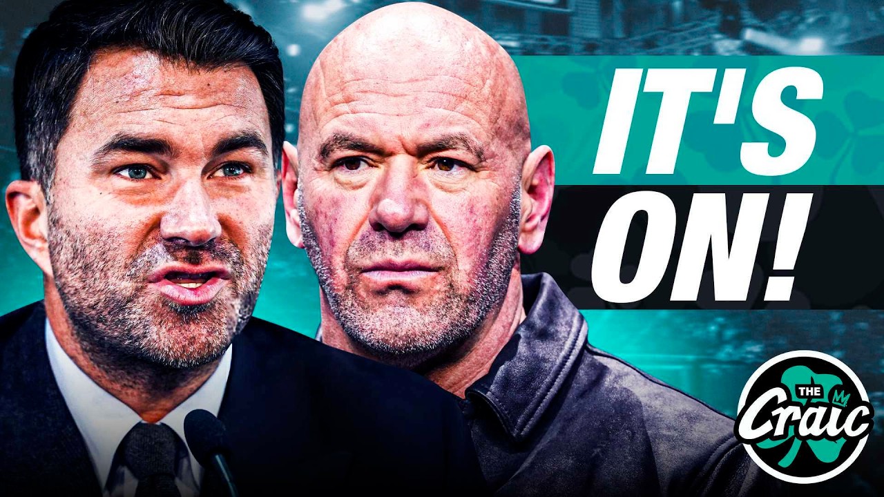 Dana White vs Eddie Hearn Beef, Ronda Rousey vs Gina Carano on Netlfix, More | The Craic | 2/20/26 background