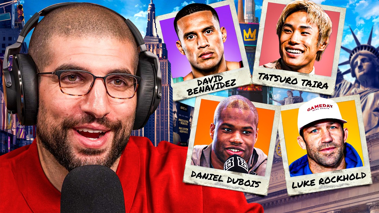 Tatsuro Taira, David Benavidez, Daniel Dubois, Luke Rockhold, More | The Ariel Helwani Show | 5/5/26 background