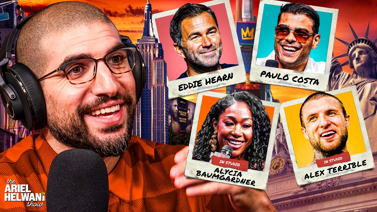 Paulo Costa, Eddie Hearn, Alycia Baumgardner & Alex Terrible IN STUDIO, More | TAHS | 4/14/26 background