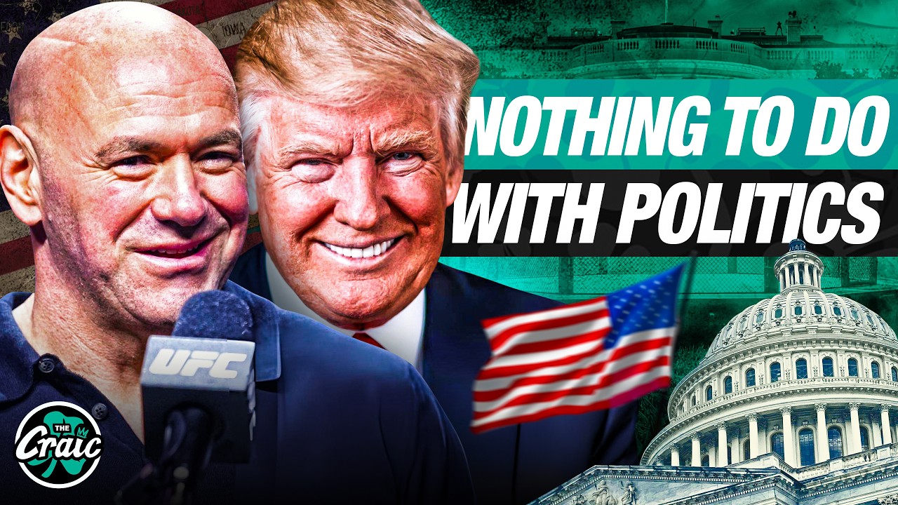 UFC White House Card Not Political, Saudi Arabia Pulls Sports Funding, More | The Craic | 4/17/26 background