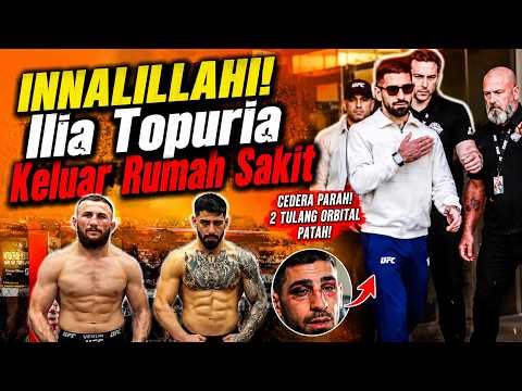 INNALILLAHI! Ilia Topuria Keluar Rumah Sakit, Cedera Parah Usai Dihancurkan Justin Gaethje!ЁЯФе backdrop