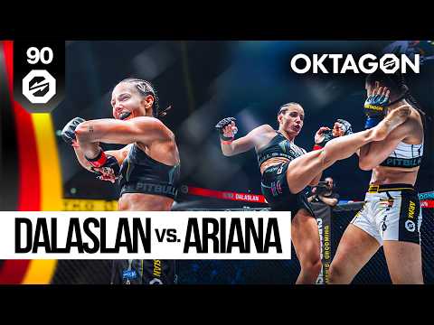 Schon wieder dieser tödliche ELLBOGEN! DALASLAN vs. ARIANA | FREE FIGHT | OKTAGON 90 background