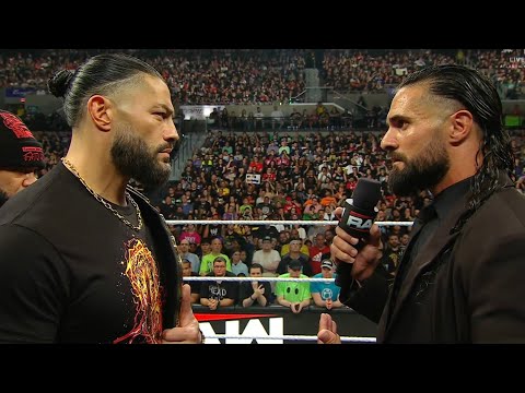 OMG ЁЯдп Seth Rollins Challenges Roman Reigns on Raw | WWE Raw Highlights background