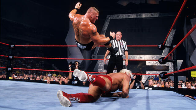 FULL MATCH: Ric Flair vs. Brock Lesnar: Raw, July 1, 2002 background