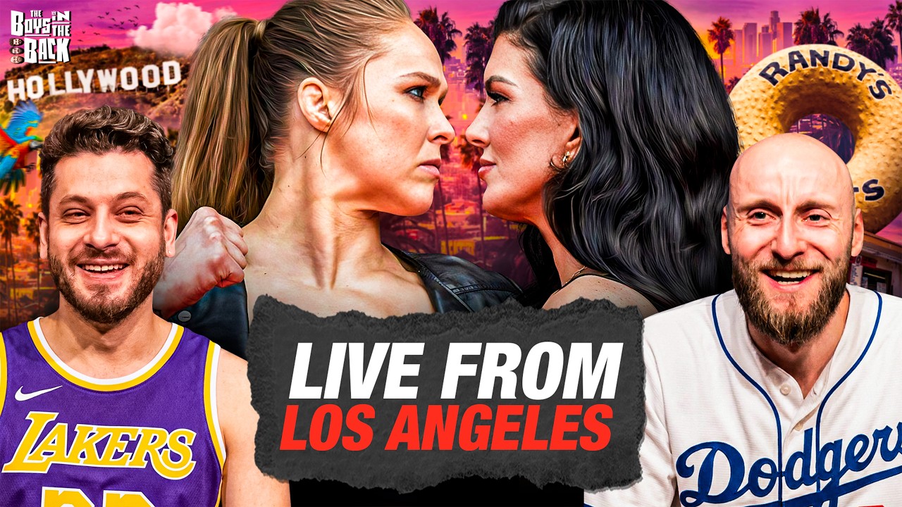 LIVE FROM LA! Rousey vs Carano on Netflix, UFC Vegas 117 Preview, Voicemails, More | BITB | 5/14/26 background