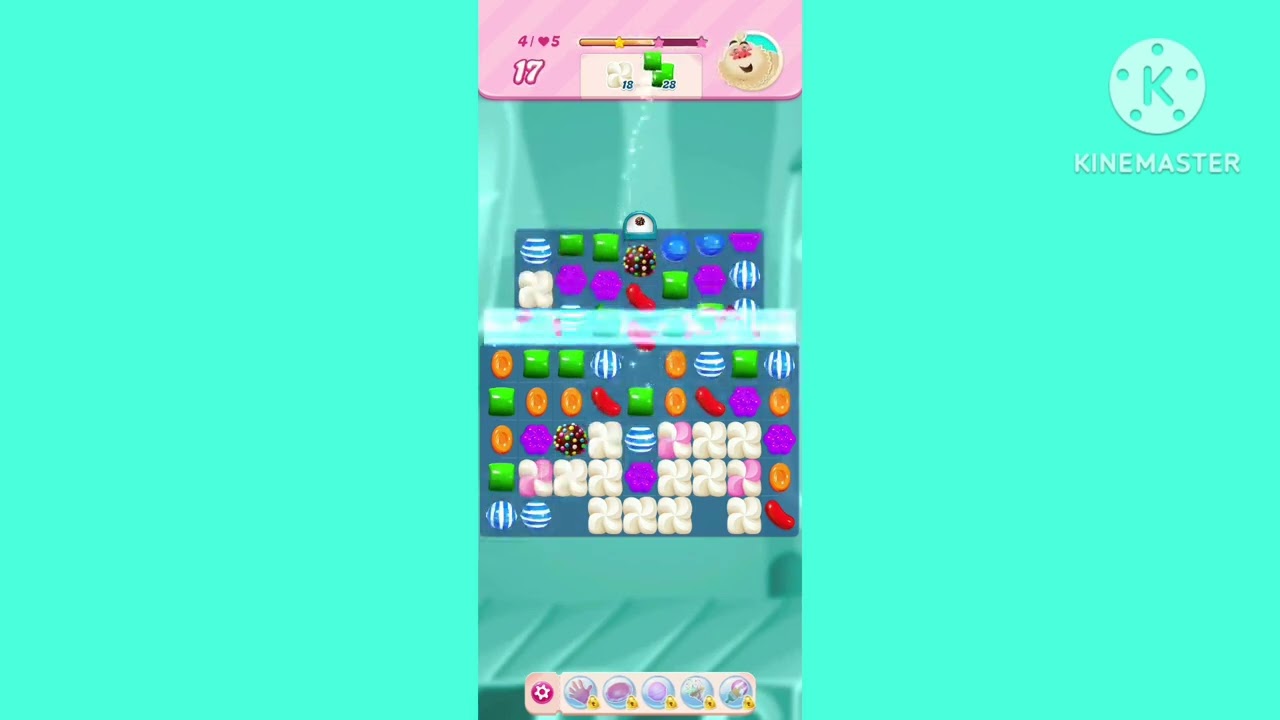 Candy Crush Saga level 1 to 5 background