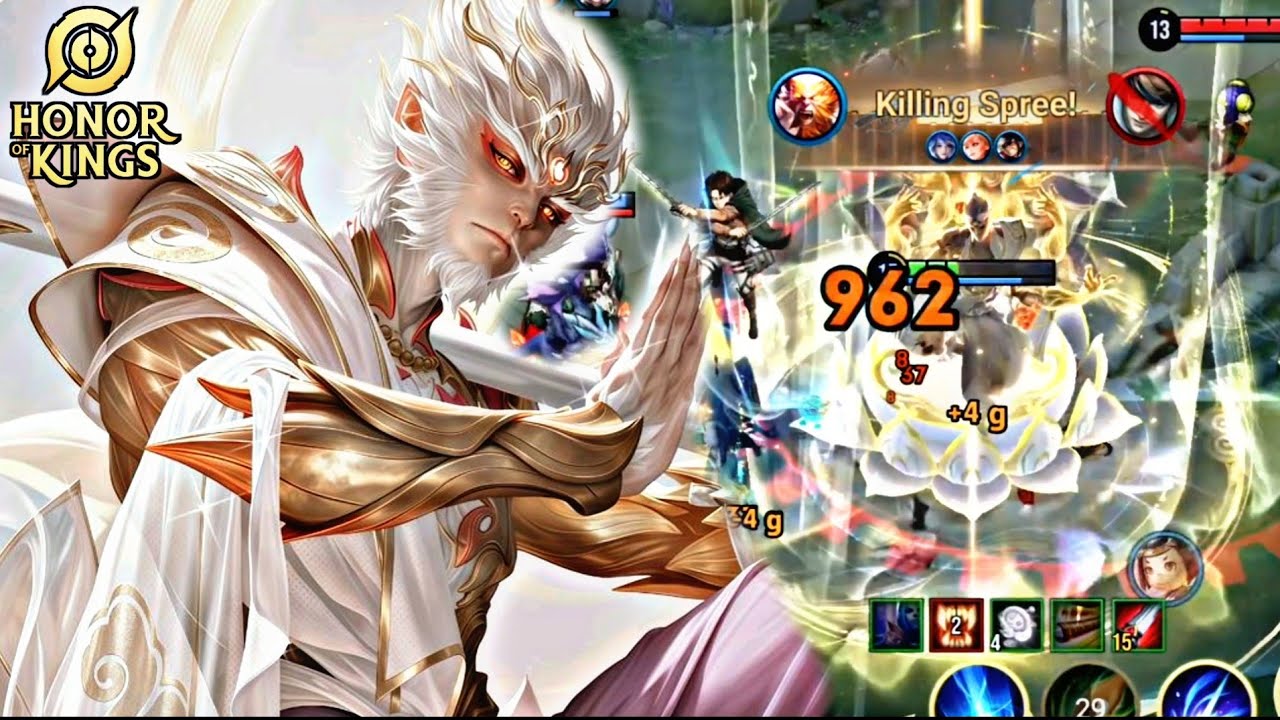 HOK : WUKONG GAMEPLAY | IN JUNGLE - HONOR OF KINGS background