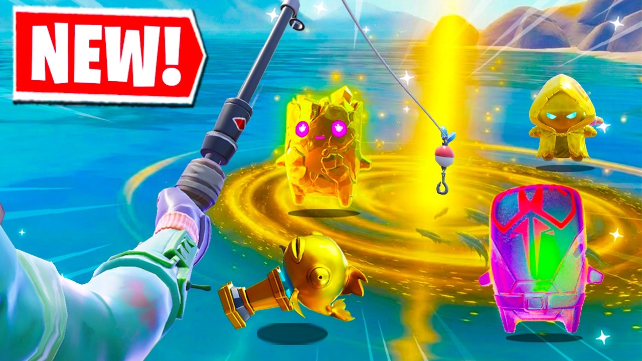 The *FISHING LOOT* ONLY Challenge in Fortnite background
