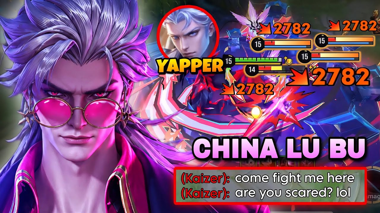 CHINA LUBU ABYSSAL NIGHTMARE MYTHIC SKIN BULLIED YAPPER KAIZER! | HONOR OF KINGS background