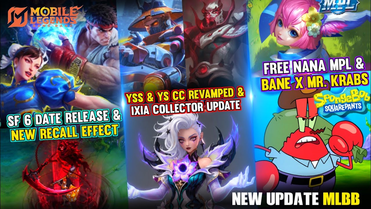 SPONGEBOB COLLAB PHASE 2 | FREE NANA ANNIVERSARY | IXIA COLLECTOR | YZ & YSS COLLECTOR REVAMP background