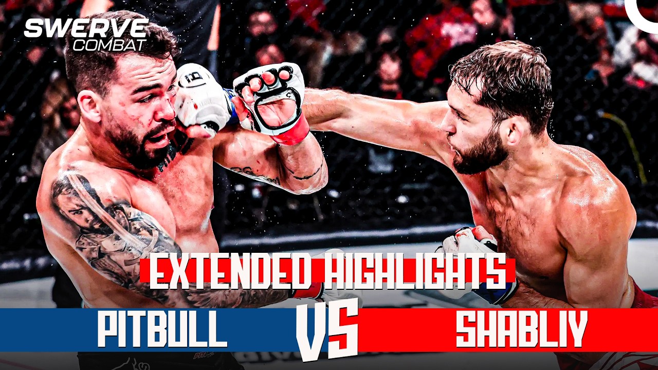 STRIKING MASTERCLASS! 💥 | Alexander Shabily vs Patricky Pitbull | Bellator MMA background