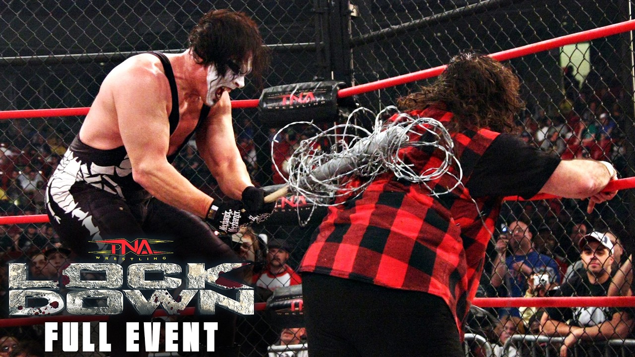 TNA Lockdown 2009 (FULL EVENT) | Sting vs. Mick Foley, Main Event Mafia vs. The Front Line background