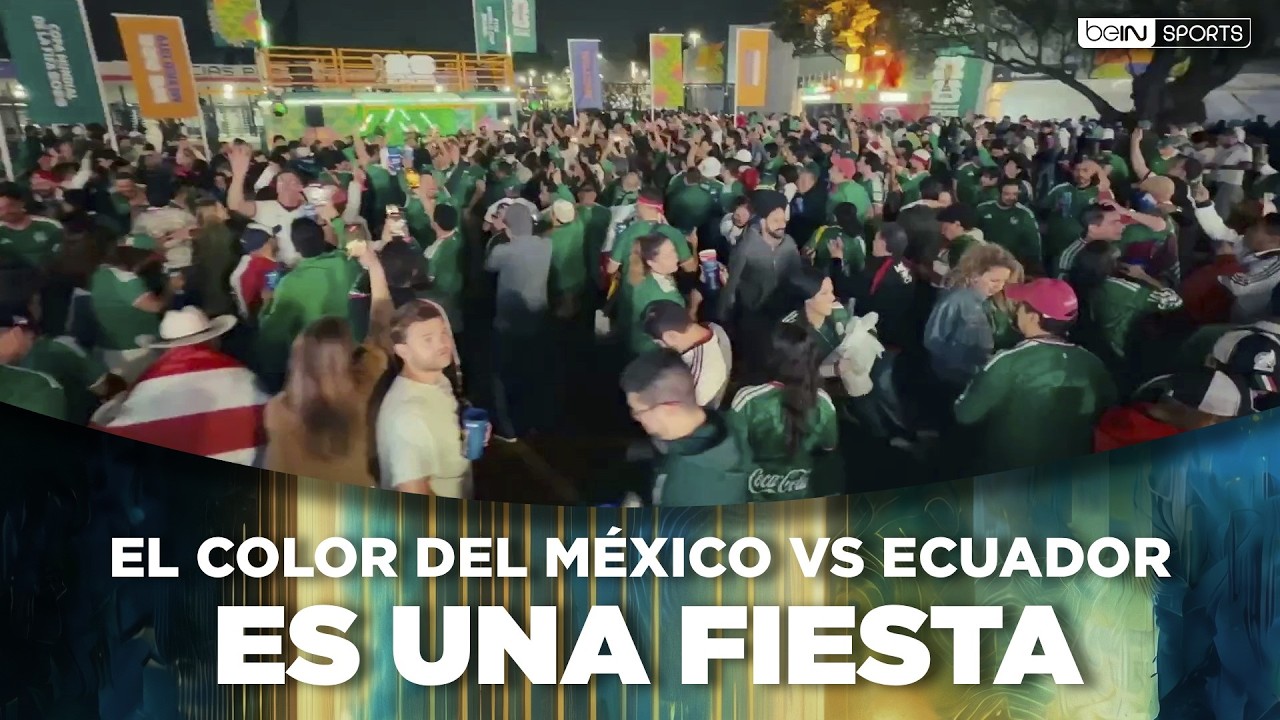 El color del México vs Ecuador: Fiesta mexicana | beIN SPORTS USA background
