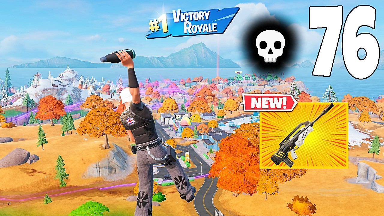 76 Elimination squads "Zero Build" Gameplay Wins (NEW Fortnite Chapter 7 Season 2 PC) background