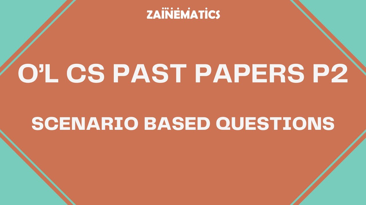 OL P2 Computer Science Topical + Past Paper Practice | O LEVEL/IGCSE COMPUTER SCIENCE | P2 Pseudocode | 2210/0478 background