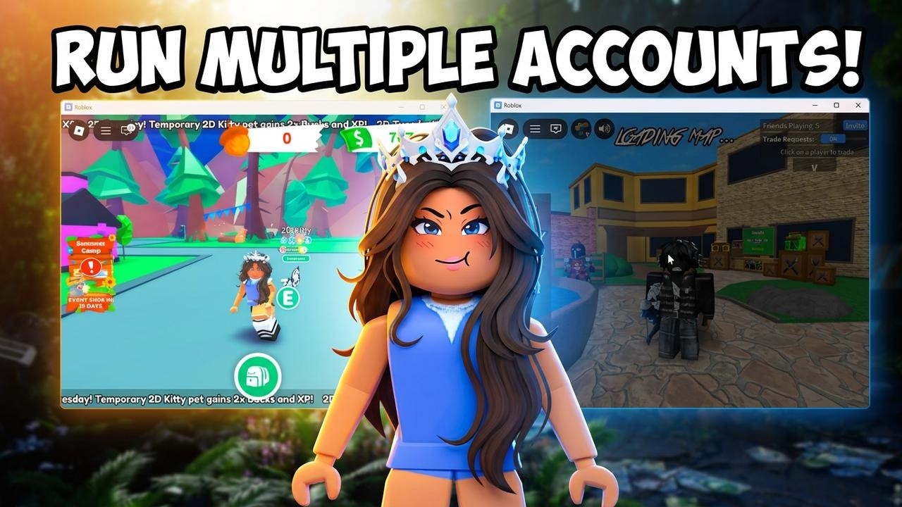 How to Run Multiple Roblox Accounts at Once (2026) | Roblox Account Manager Guide background