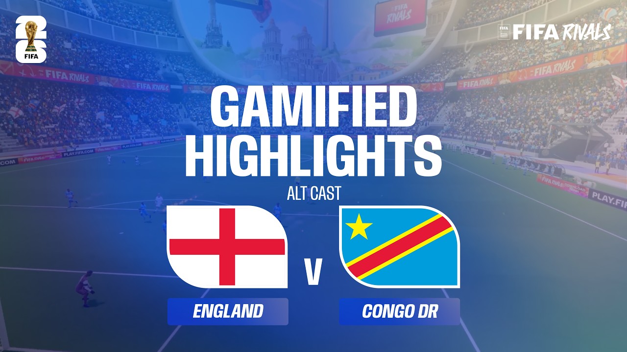 Alt Cast Highlights: England v Congo DR | FIFA World Cup 2026™ background