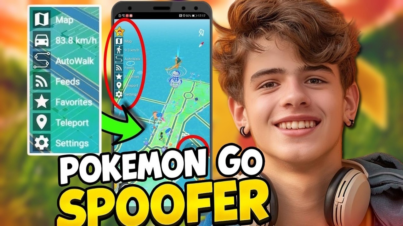 Pokemon GO Spoofer 2026 - Pokemon GO Hack for iOS & Android (Joystick + Teleport) REVIEW background
