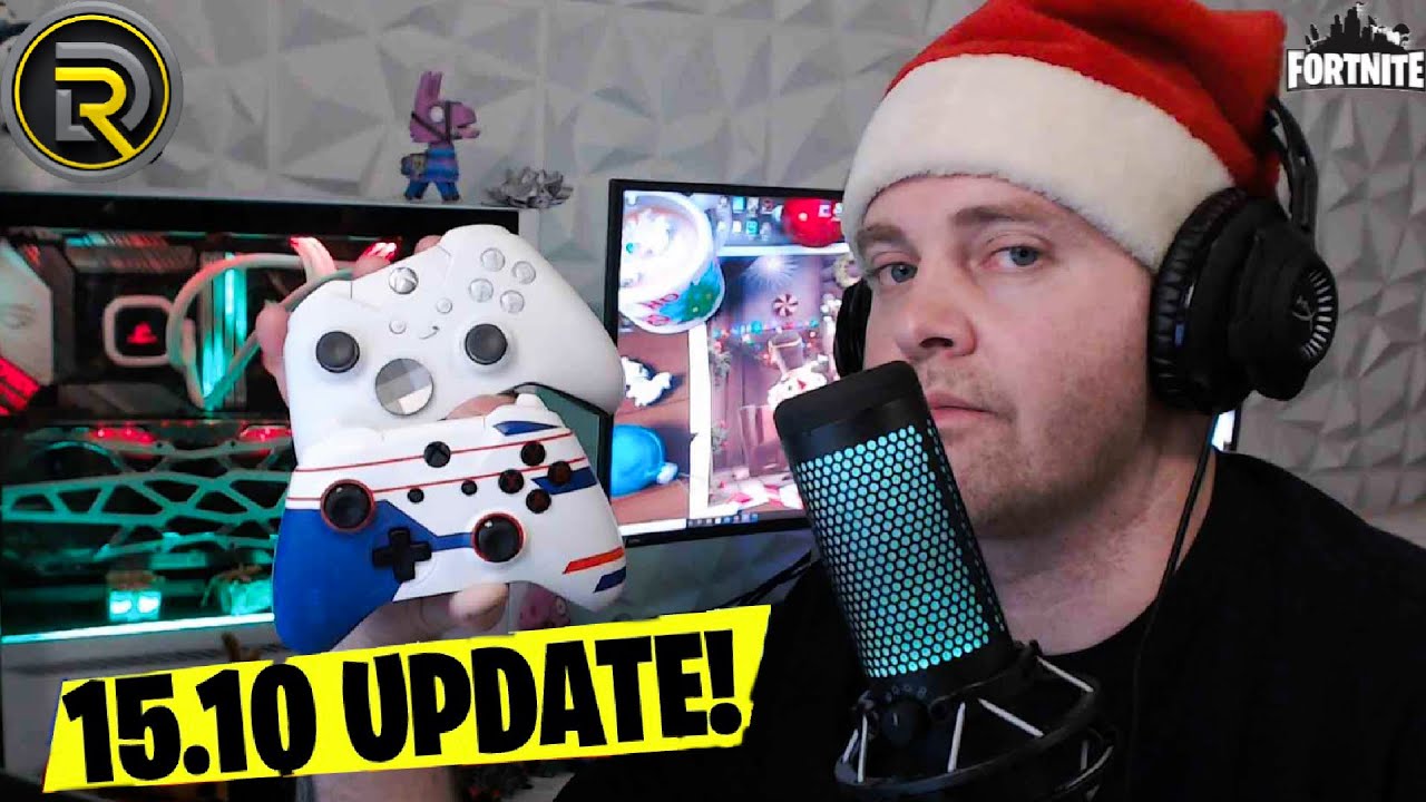 Fortnite update today V15.10, Next Gen Console 120fps, Controller chat background