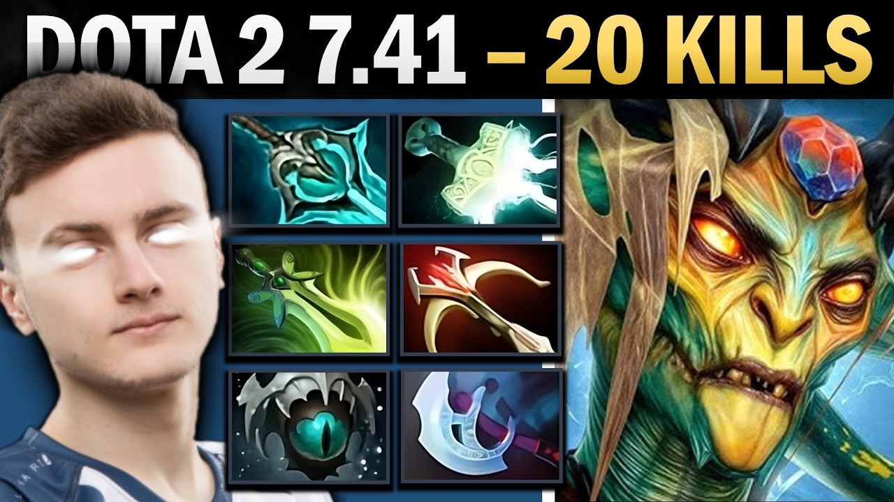 Medusa Dota 2 7.41 with Disperser and Butterfly - Dota 2 Gameplay background