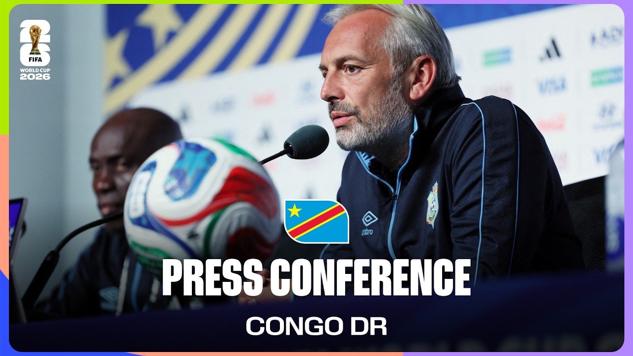 Congo DR On Playing England | Sébastien Desabre Takes Questions background