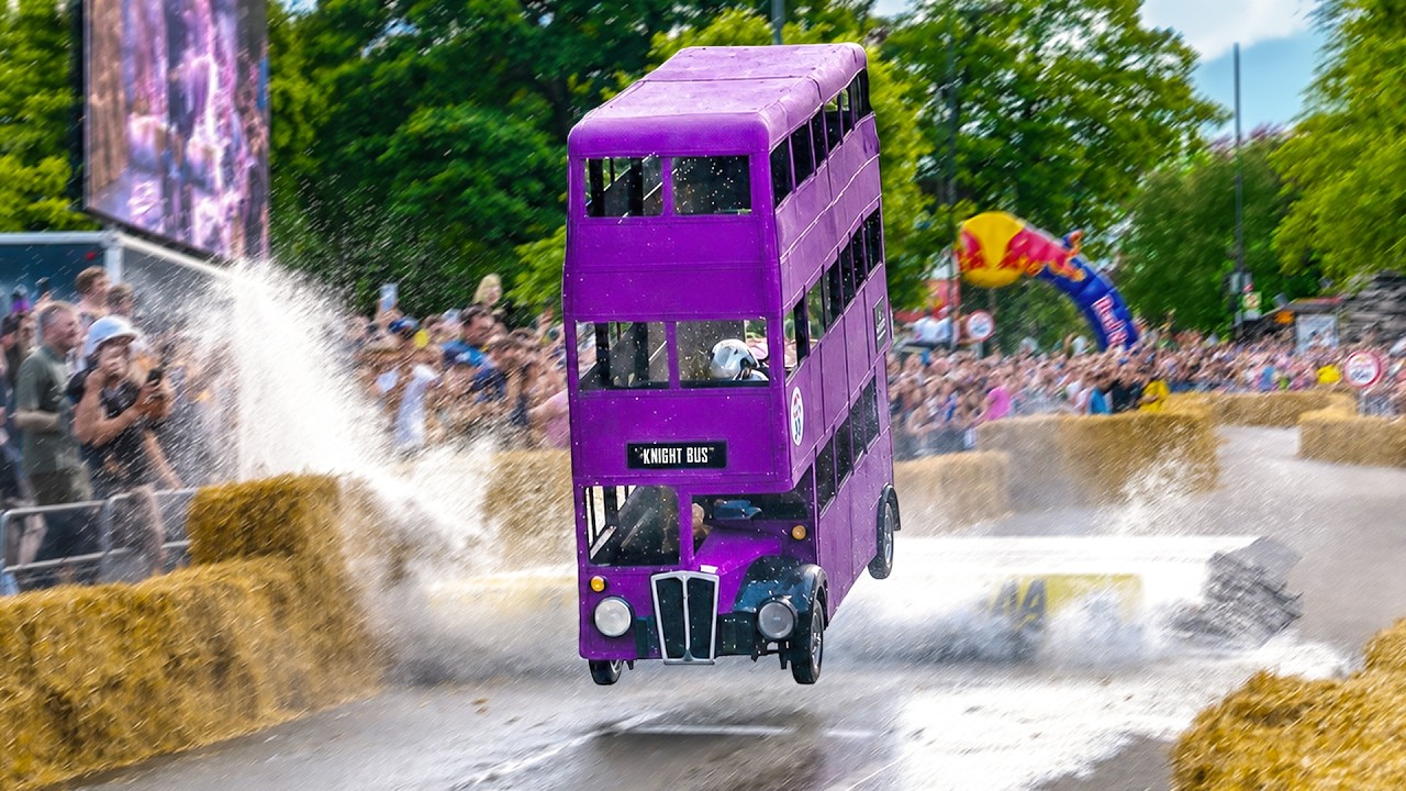 Red Bull Soapbox Race Most AMAZING Moments! background