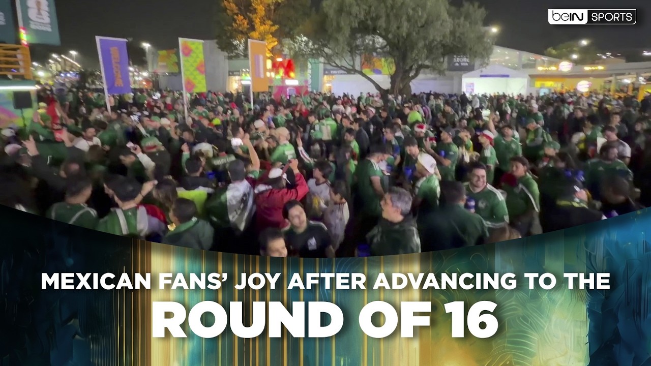 Mexican Fans Celebrate After Reaching the Round of 16 | beIN SPORTS USA background
