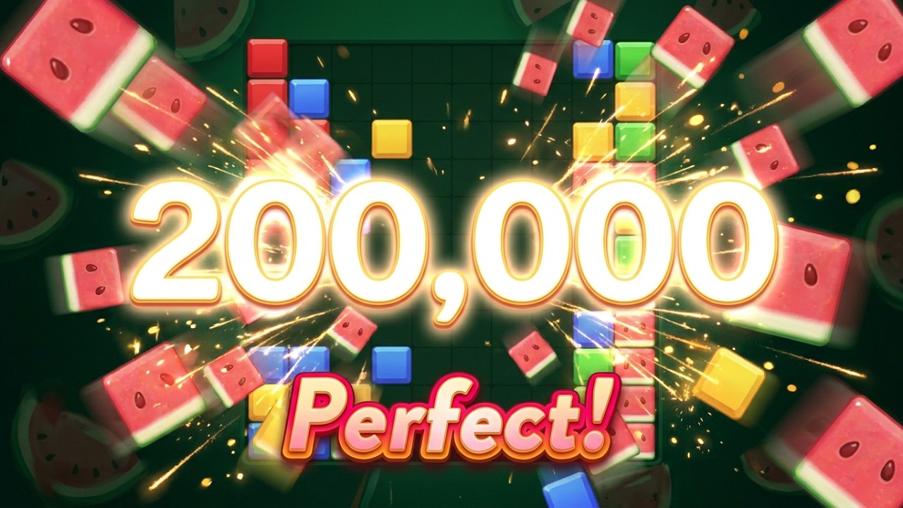 Block Blast GAMEPLAY road to 200000 score!!😱🔥 background