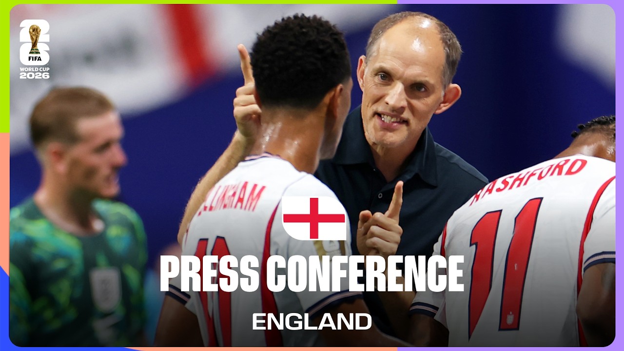 Post-Match Press Conference: England's Thomas Tuchel On The 2-1 Win Over Congo DR background