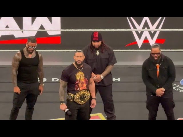 Roman Reigns Bloodline Full Segment | WWE Monday Night Raw 06/15/2026 background