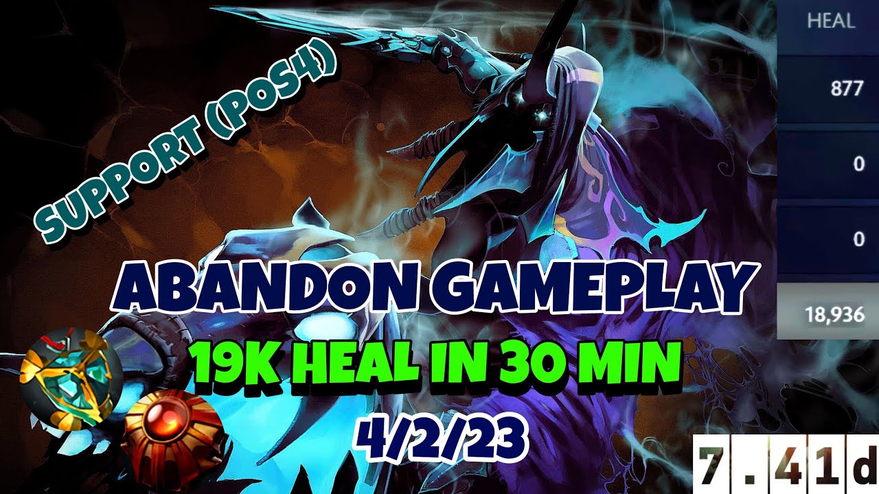 Abaddon 19k Healing in 30 Min | Dota2 Abaddon Support gameplay background