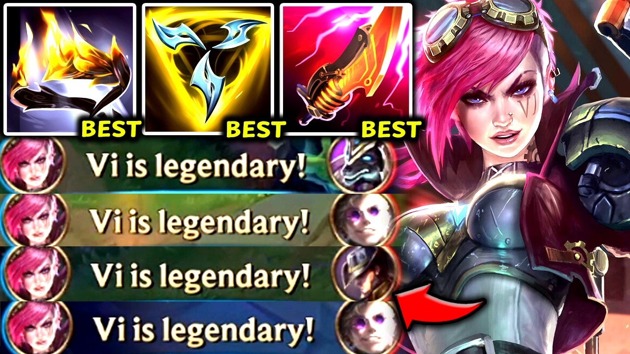 VI TOP CLICKS ON YOU... YOU'RE 100% DELETED! (1V9 WITH EASE) - 2026 Vi TOP Gameplay Guide background