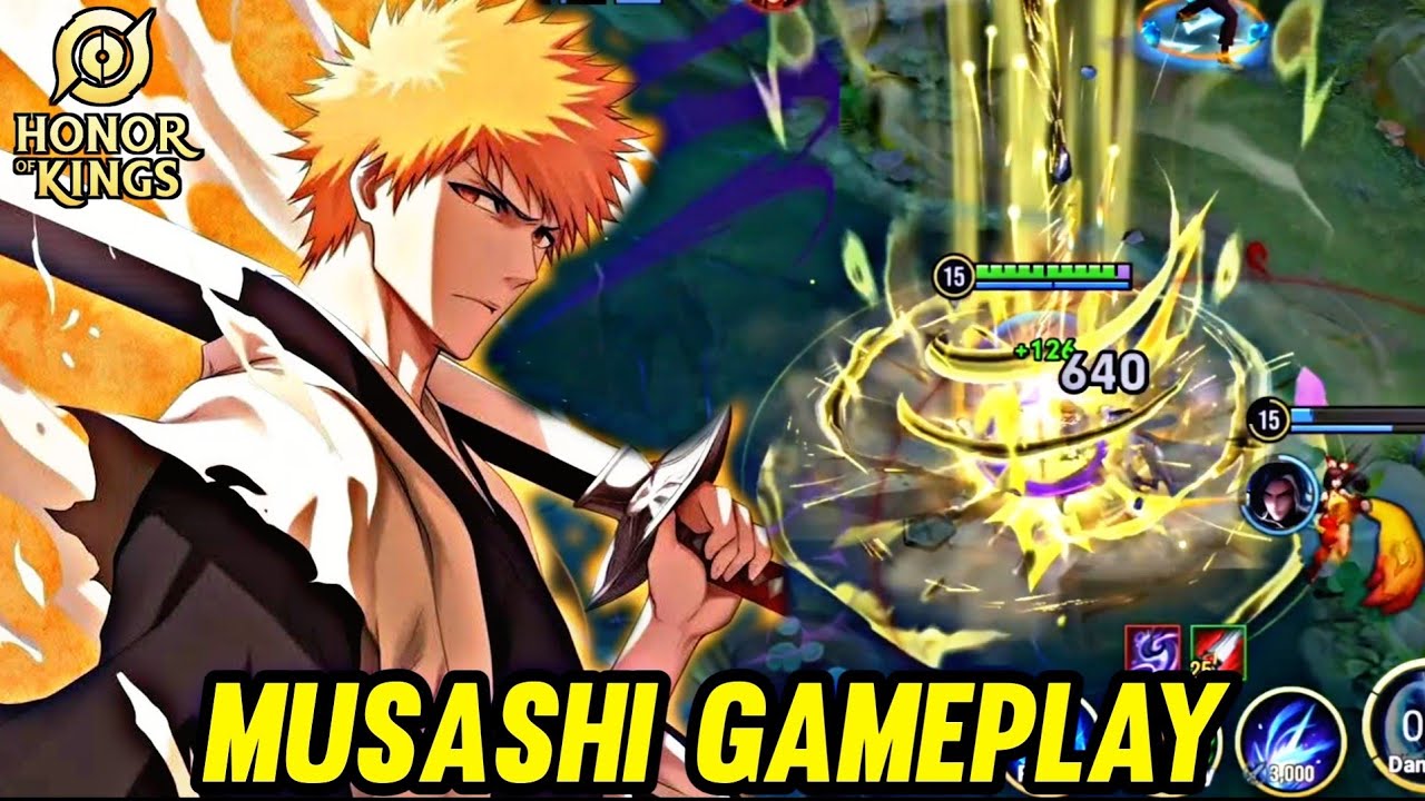 HOK : MUSASHI/ICHIGO GAMEPLAY | IN JUNGLE - HONOR OF KINGS background