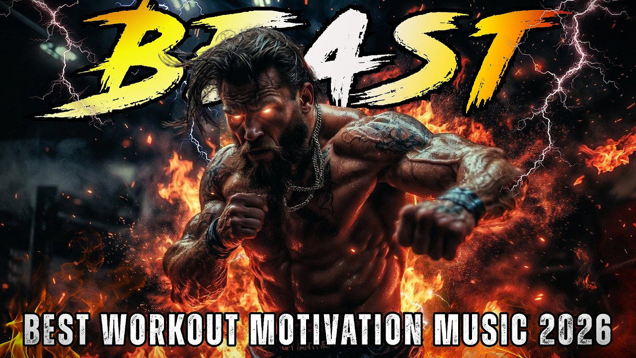 BEST WORKOUT MUSIC 2026 ⚡ GYM MOTIVATION MUSIC MIX 💪 MOTIVATIONAL WORKOUT PLAYLIST 2026 background