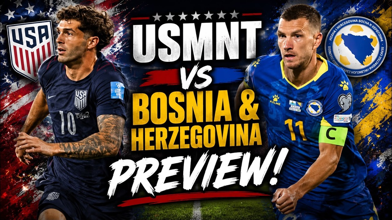 USMNT vs Bosnia Preview Round of 32! background