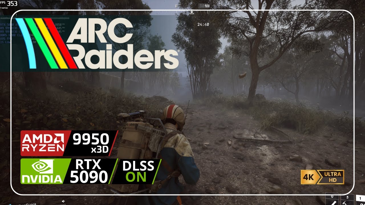 Arc Raiders: Max Graphics in 4k | RTX 5090 + R9 9950x3D | No Commentary background
