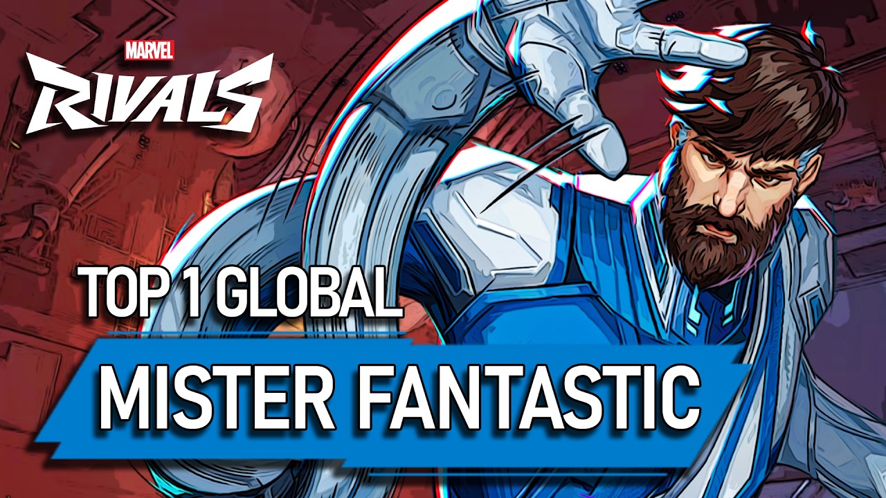 TOP #1 GLOBAL MISTER FANTASTIC ! BounceOnItVis - MARVEL RIVALS PRO background