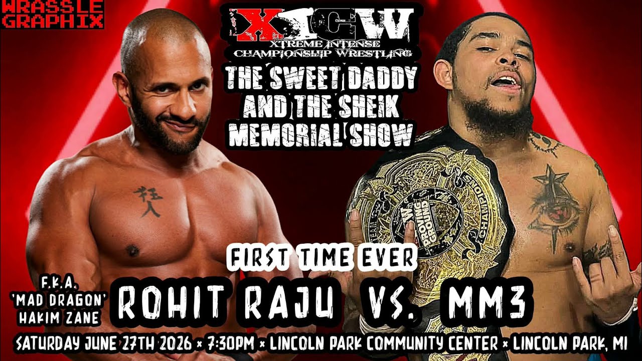 Full Match: ROHIT RAJU vs MM3 / ROHIT RAJU HALL OF FAME Induction (2026 Sweet Daddy/ Sheik Memorial) background
